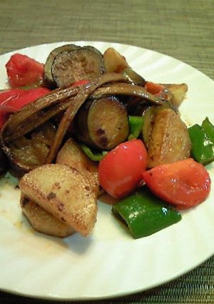 夏野菜のアンチョビ風味-レシピのメイン写真
