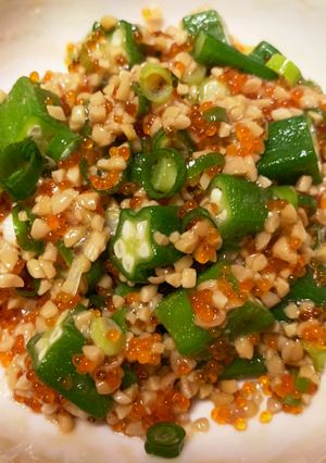 とびっこオクラ納豆★ご飯のお供おつまみに-レシピのメイン写真
