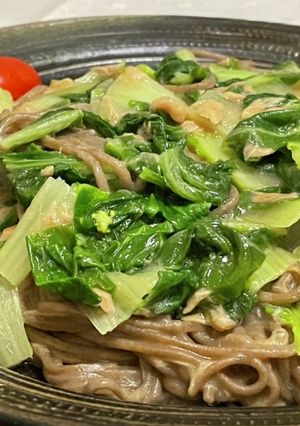 しろなとツナの炒めお蕎麦-レシピのメイン写真
