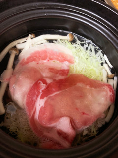 千切りキャベツと豚肉の鍋〜〆はお蕎麦で-レシピのメイン写真