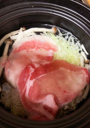 千切りキャベツと豚肉の鍋〜〆はお蕎麦で-レシピのメイン写真