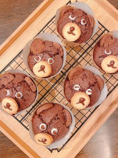 濃厚くまさんショコラ(クマフィン)-レシピのメイン写真