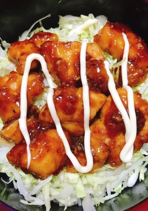 甘辛唐揚げ丼のタレ-レシピのメイン写真