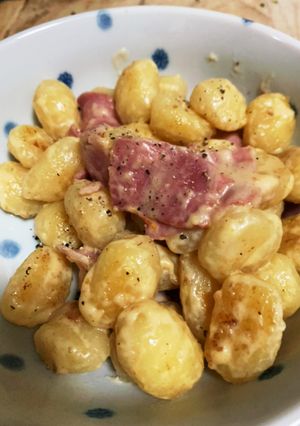 生クリームなくても！クリーム風ニョッキ-レシピのメイン写真