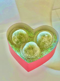 *簡単☆抹茶☆生チョコ大福*-レシピのメイン写真