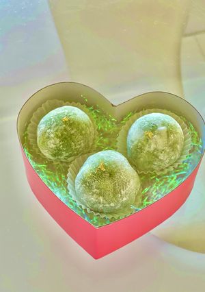 ＊簡単☆抹茶☆生チョコ大福＊-レシピのメイン写真