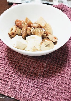 節分豆で( 'o' !!もつ煮込み風-レシピのメイン写真
