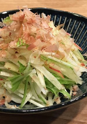大根水菜サラダ〜りんごドレッシング〜-レシピのメイン写真