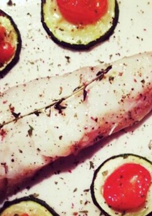 白身魚のソテー☆ズッキーニとトマト添え-レシピのメイン写真