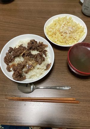 ガーリックライス　牛炒めのせ-レシピのメイン写真