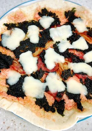 スピード料理　明太マヨピザ-レシピのメイン写真