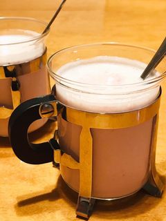 レンチン☆HOTいちごミルク甘酒-レシピのメイン写真
