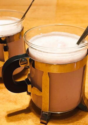 レンチン☆HOTいちごミルク甘酒-レシピのメイン写真