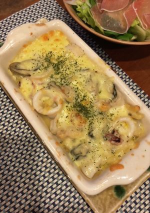 牡蠣とヤリイカのグラタン-レシピのメイン写真