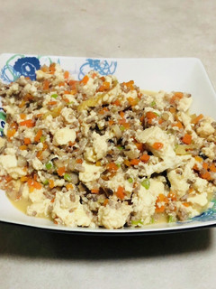 豆腐と挽肉の炒め物-レシピのメイン写真