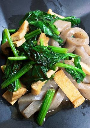 おあげとこんにゃくの炒め物-レシピのメイン写真