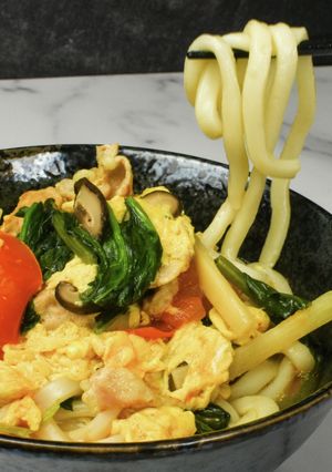 うどんでさっぱり酸辣湯麺-レシピのメイン写真