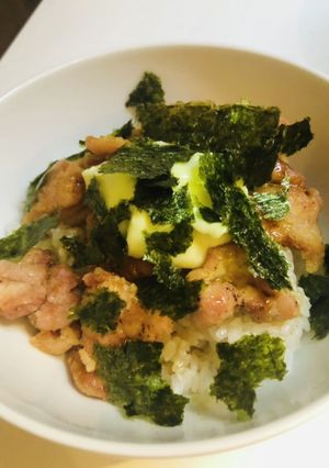 照り焼き&わさびマヨの唐揚げ丼-レシピのメイン写真