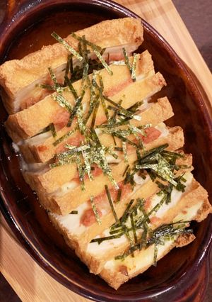 厚揚げのたらこチーズ焼き＊-レシピのメイン写真