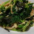 箸休めに!ほうれん草とえのきの磯あえ