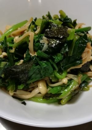 箸休めに！ほうれん草とえのきの磯あえ-レシピのメイン写真