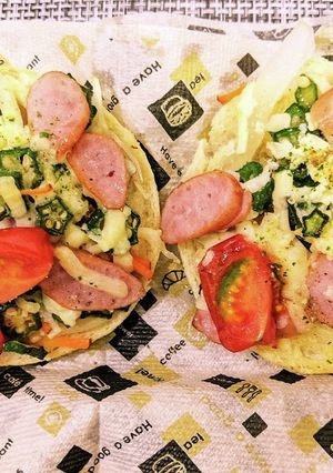 冷凍保存OK☆オクラとトマトのピザ☆-レシピのメイン写真