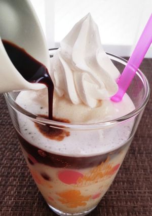 スタバ気分♪アフォガードフラペチーノ風-レシピのメイン写真