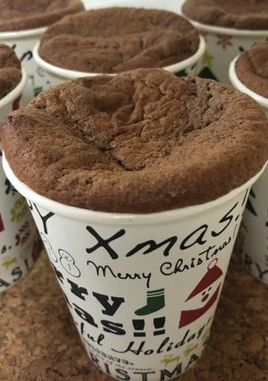 チョコバナナ風シフォンケーキ-レシピのメイン写真