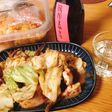パエリアで余ったイカでワタ炒め