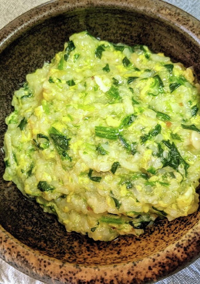 ☆ほうれん草と卵のお粥☆-レシピのメイン写真