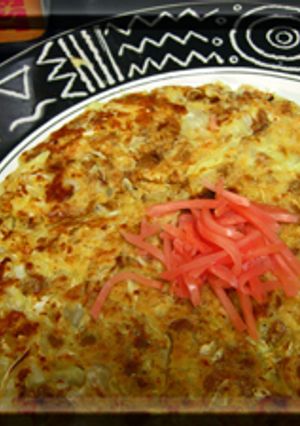 納豆お好み焼き(簡単キャベツ版）*:・-レシピのメイン写真
