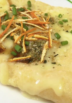 簡単！大判油揚げのチーズ焼き-レシピのメイン写真