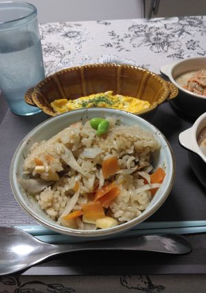 炊き込みご飯⑪（てんてこ米）-レシピのメイン写真