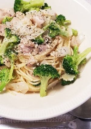 【かんたんお店味】鶏肉のガリチーパスタ-レシピのメイン写真