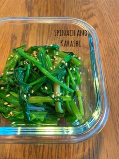 ほうれん草のからし和え-レシピのメイン写真