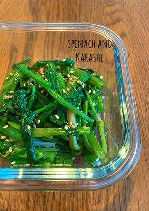 ほうれん草のからし和え-レシピのメイン写真