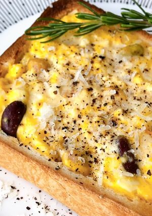 簡単♪お豆タルタル!冷凍作りおきトースト-レシピのメイン写真