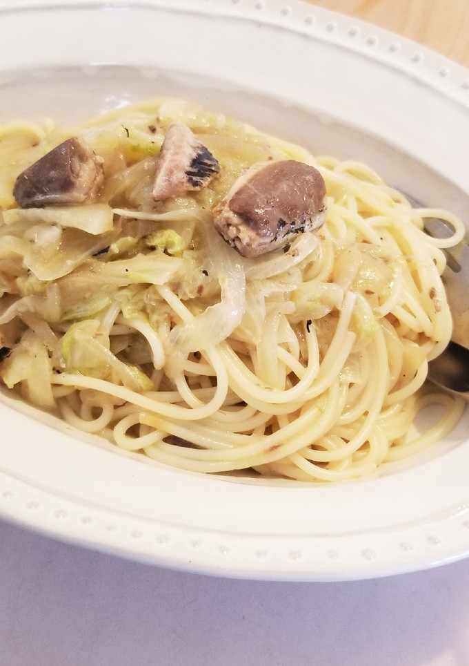 簡単。無添加。パスタ。鰯缶づめ。-レシピのメイン写真