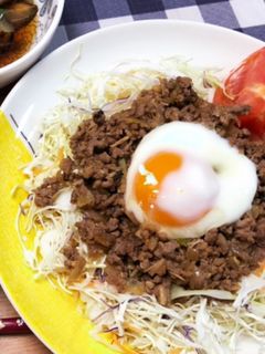 ひき肉で簡単丼-レシピのメイン写真
