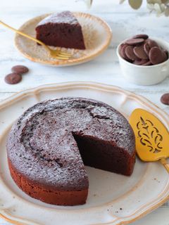 簡単☆板チョコでガトーショコラ-レシピのメイン写真