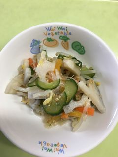 【保育園給食】れんこんともやしの和え物-レシピのメイン写真