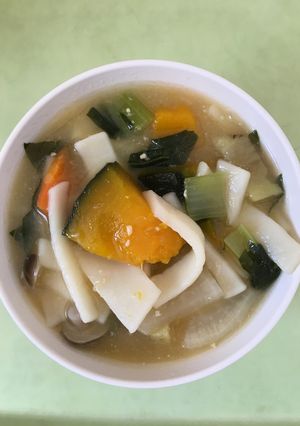 【保育園給食】ほうとう汁-レシピのメイン写真