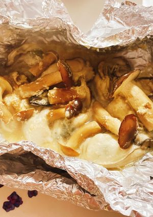 洗い物なく超簡単♡牡蠣のホイル焼き♡-レシピのメイン写真
