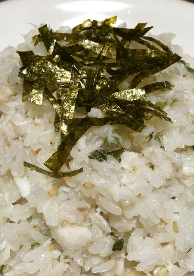 簡単・安い！鯛のアラと大葉のまぜ寿司-レシピのメイン写真