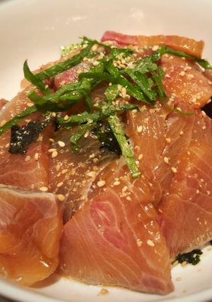 簡単！ブリの漬け丼ブリ！！ぶり　鰤-レシピのメイン写真