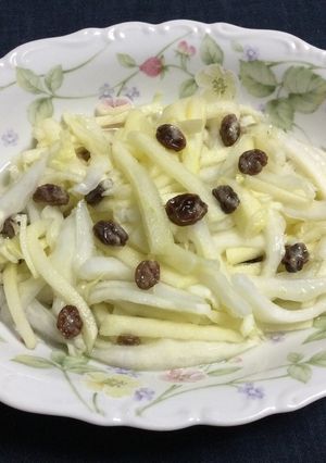 かんたん酢でりんごと白菜のヘルシーサラダ-レシピのメイン写真