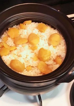 土鍋で炊く☆栗ご飯♪-レシピのメイン写真