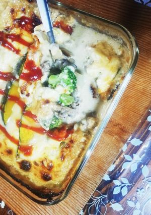 ランチ、モーニンググラタン!ゆりさん風-レシピのメイン写真