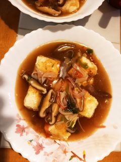 和風だし香る★あんかけ揚げ出し豆腐★-レシピのメイン写真