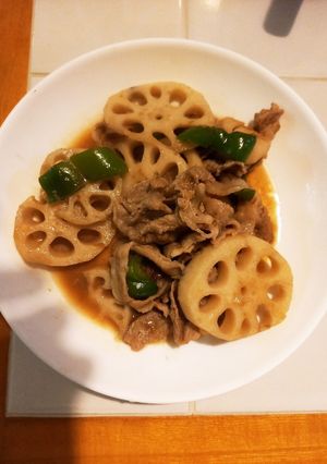 ★れんこんと豚肉炒め★-レシピのメイン写真